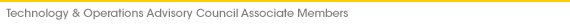 Technology and Operations Advisory Council Associate Members
